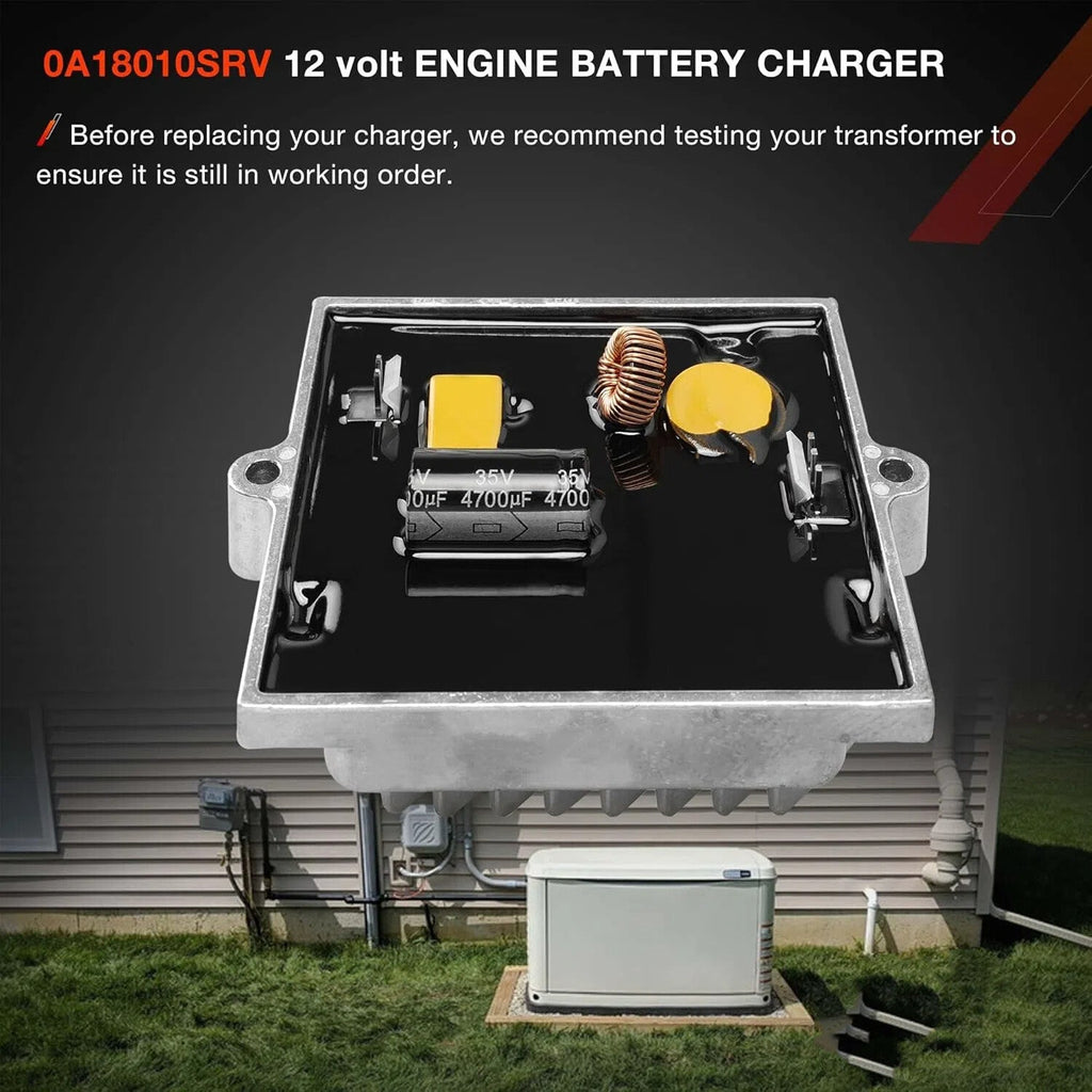 0A18010SRV Engine Battery Charger Assy For Generac Generator A1801 0A1801 4390 0