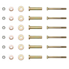 K535142110 Mower Deck Wheels Kit for Kubota Anti Scalp Wheel K537142110 6Pcs