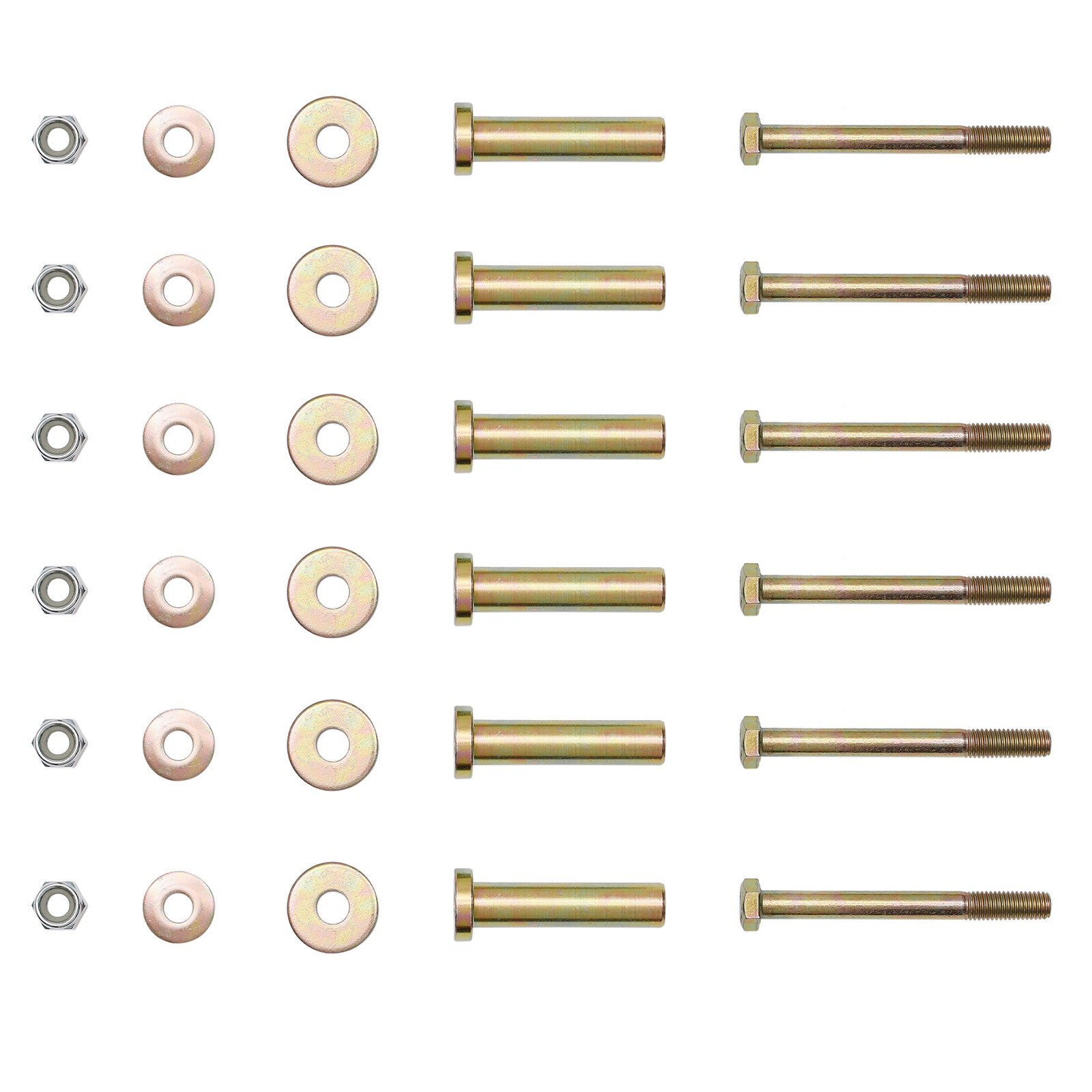 K535142110 Mower Deck Wheels Kit for Kubota Anti Scalp Wheel K537142110 6Pcs