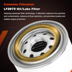 LF3970 Oil Lube Filter for Fleetguard Cummins ISB QSB 5.9L 6.7L Diesel Engine 6