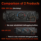 HVAC Climate Control Module Panel For 99-02 Chevy GMC Silverado Sierra 1500 2500