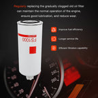 FS1000 Fuel Filter Water Separator For Freightliner Cummins C15 ISL9 M11 6x