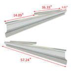 Slip-On Rocker Panel Set for 1994-2002 Dodge Ram Truck Regular Club Cab Pair