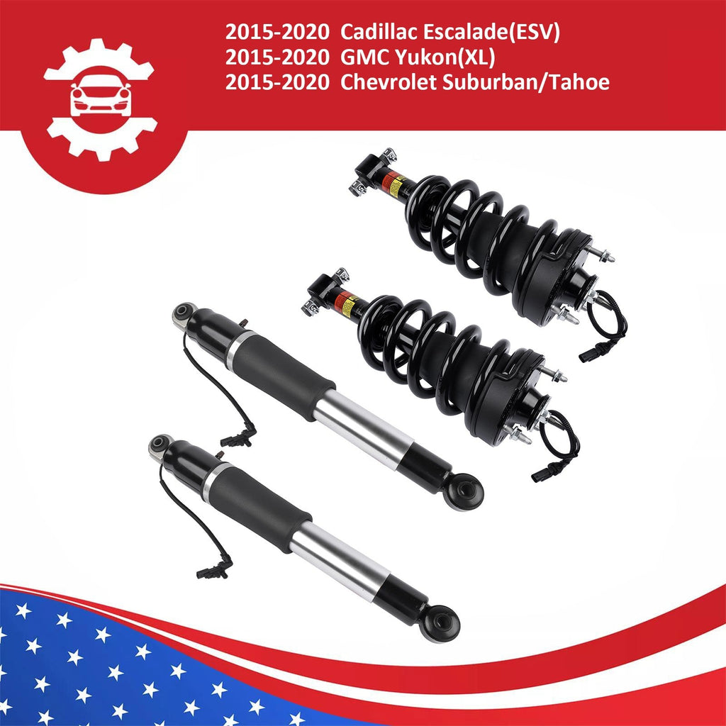 4x Front Strut Assys + Rear Shock Absorbers For Chevy Tahoe Suburban GMC Yukon