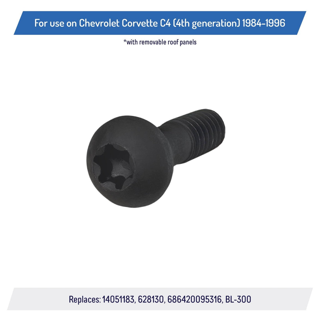 Rear Lock Bolts for Corvette C4 1984-96 Removable Targa Top Roof Panel 14051183