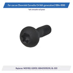 Rear Lock Bolts for Corvette C4 1984-96 Removable Targa Top Roof Panel 14051183