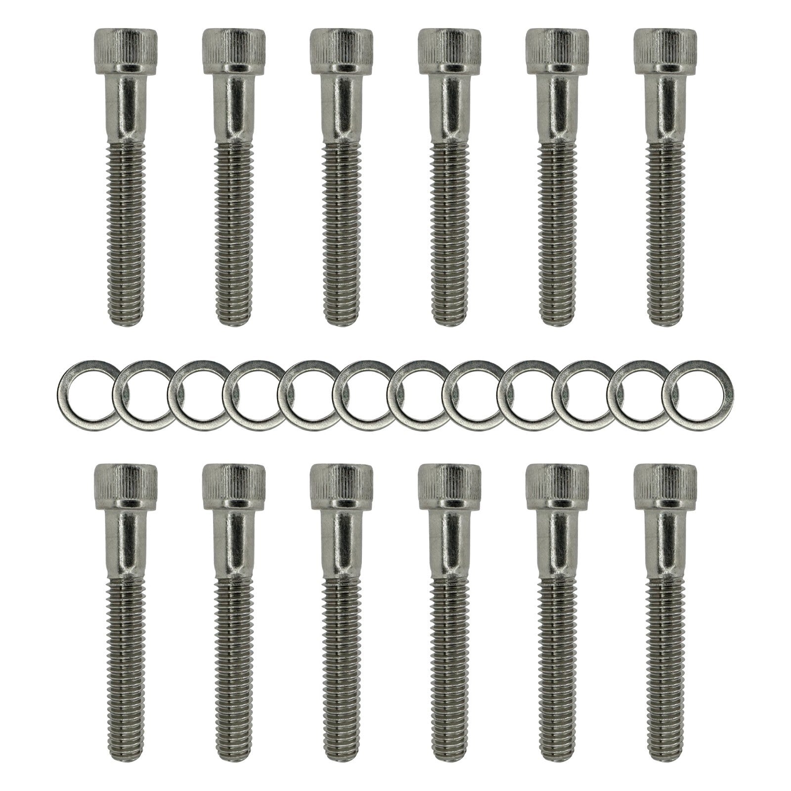 SBF Stainless Steel Intake Manifold Bolt Kit for Ford Small Block 289 302 5.0L
