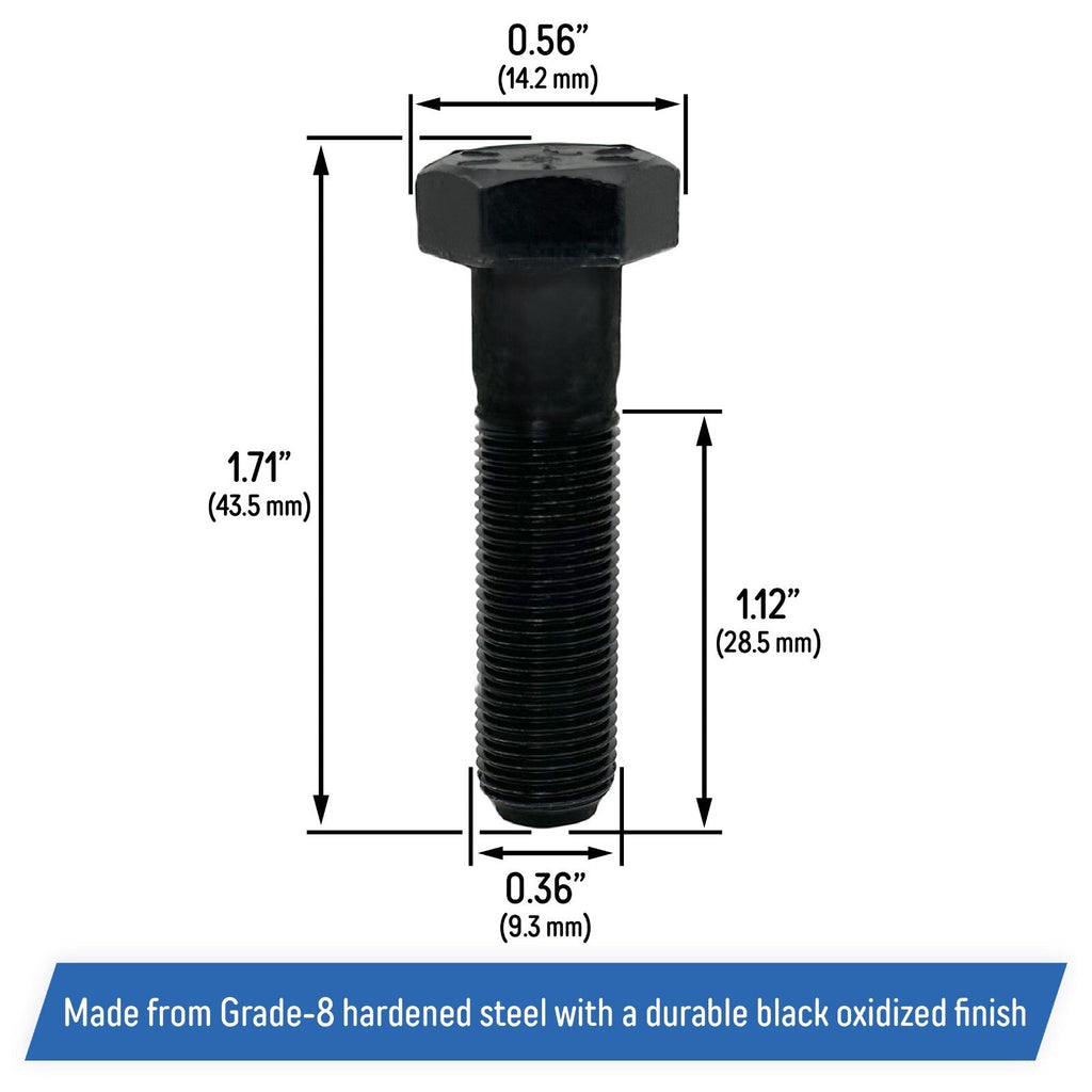 Mower Blade Adapter Hex Bolt for MTD Craftsman Troy-Built Cub Cadet 710-1044 2 Pack