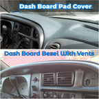Dash Instrument Panel Pad Replacement Vent for 1998-2002 Dodge Ram 1500 2500 3500