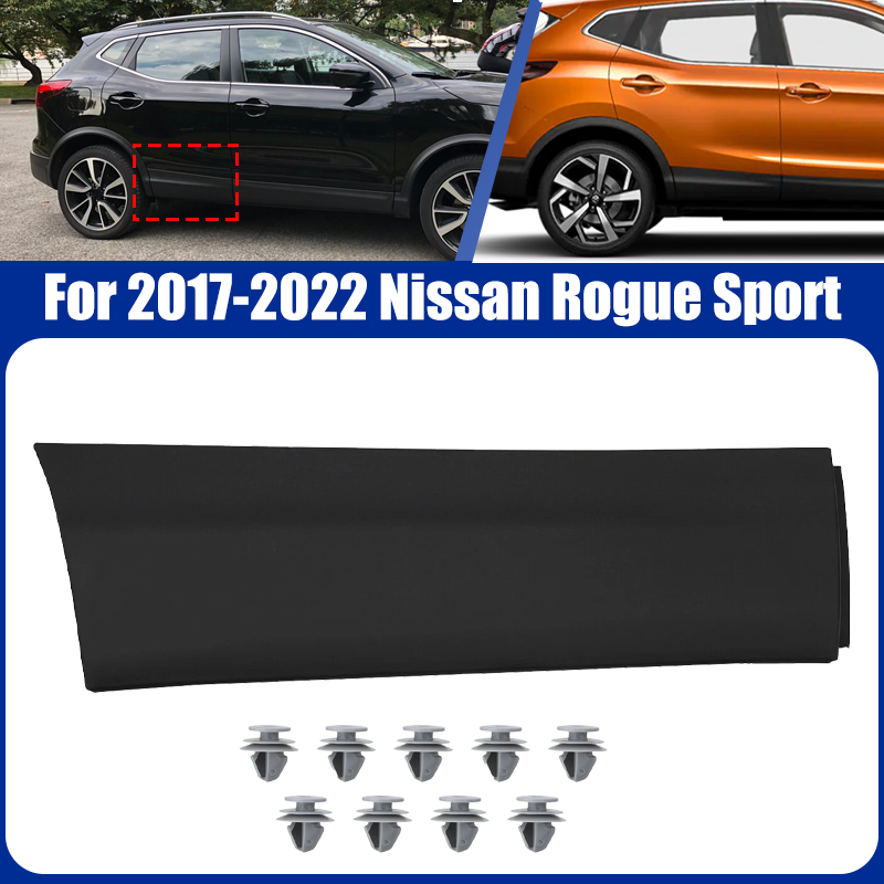 Rear Door Trim Molding Lower Right Side for 2017-2022 for Nissan Rogue Sport S