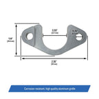 Oil Pump Pickup Tube Girdle Pipe Hold Down Brace Support Bracket for LS Engines