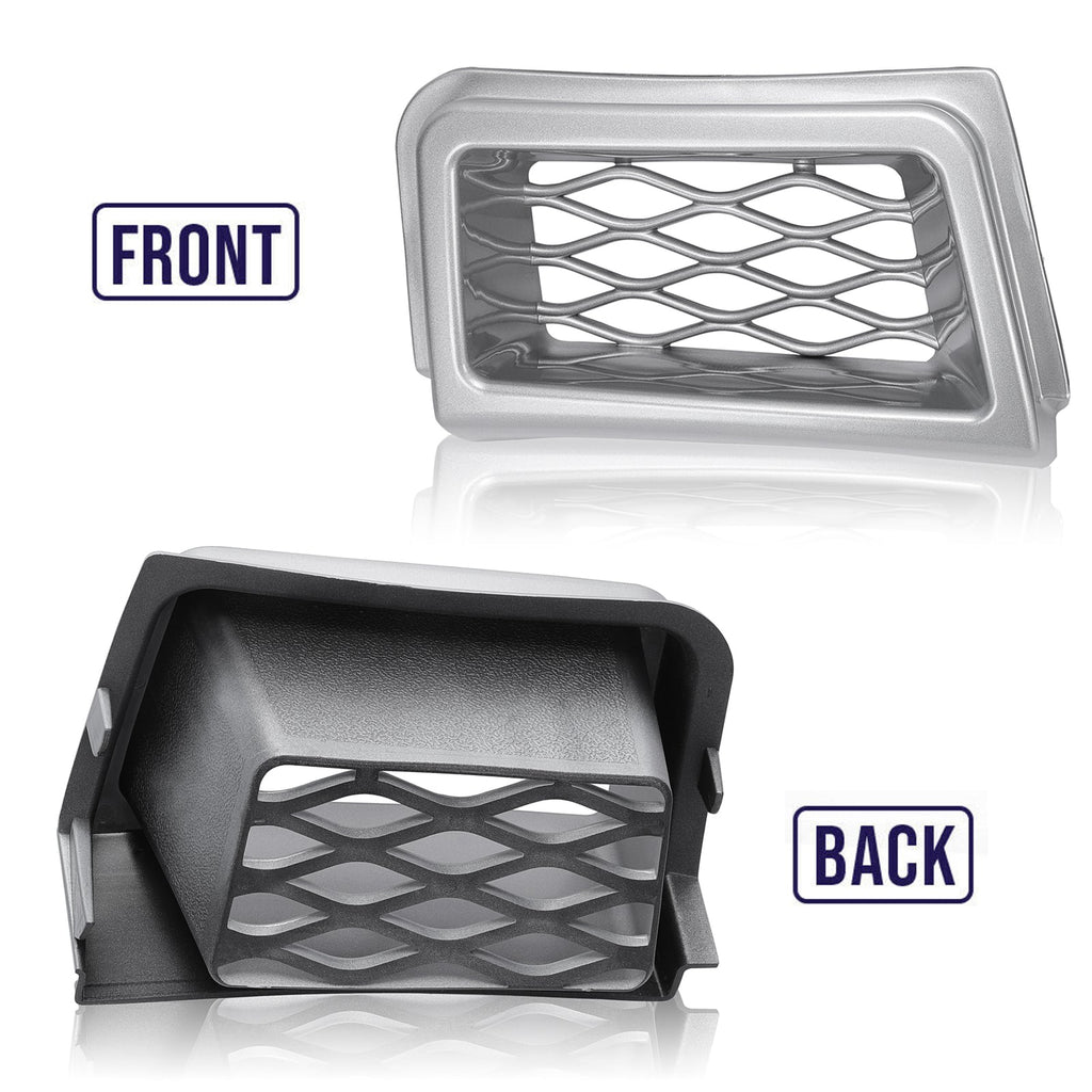 Bumper Caliper Air Duct Left Right Pair for 2003-2007 Chevrolet Silverado SS-Style