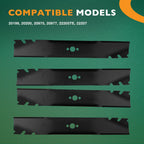 120 9500 03 Mower Mulching Blades For Toro Exmark ECKA30 22205TE 20120 4 Pack