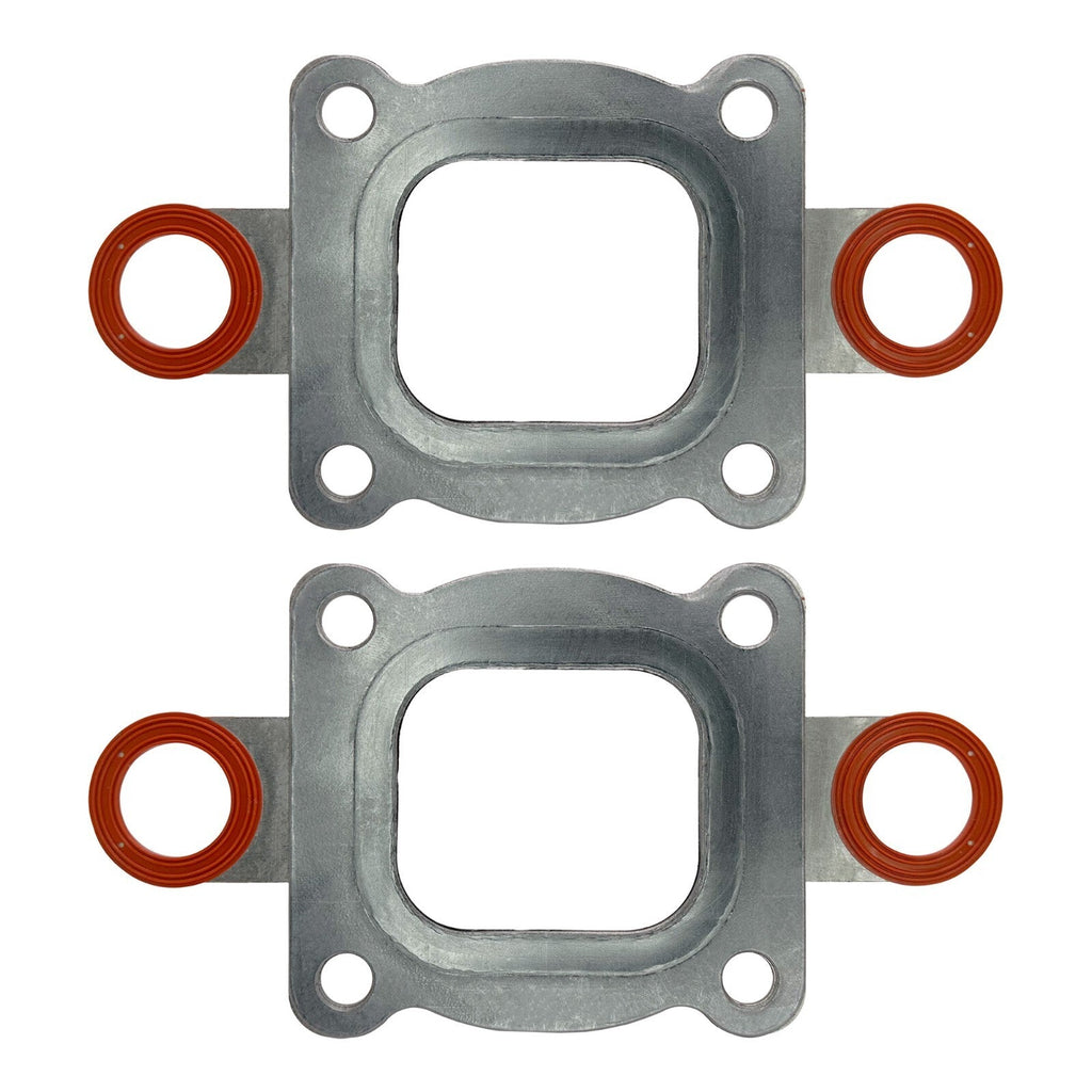 Exhaust Elbow Riser Dry Joint Gasket Full Flow for MerCruiser 27-864547A02 2pk