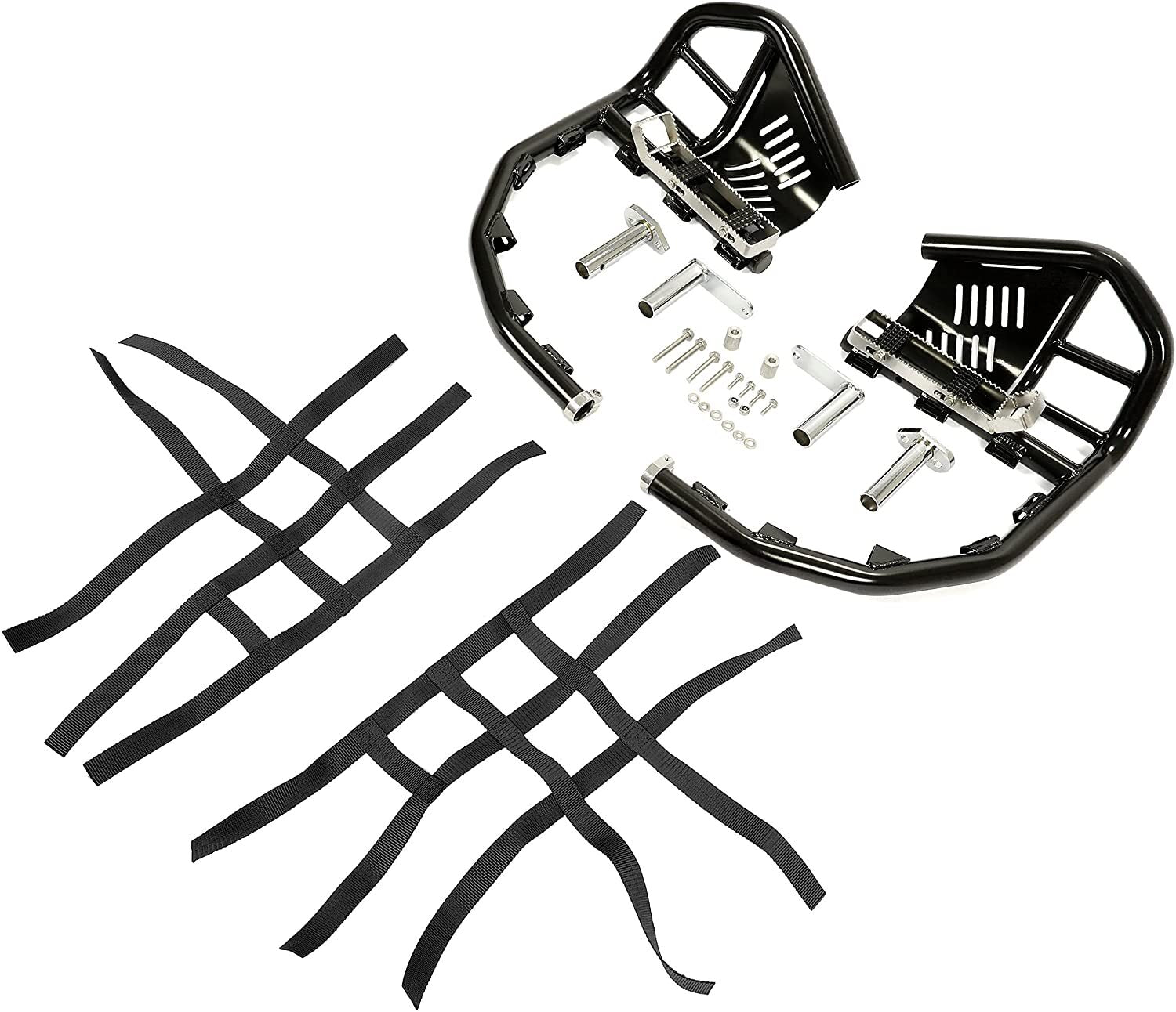 Nerf Bars With Nets Pro Peg Bars For Honda Sportrax 400 TRX 400EX 400X All Years
