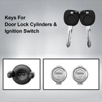 Front Door Lock Cylinder Ignition Switch For Chevy Tahoe Silverado GMC Sierra