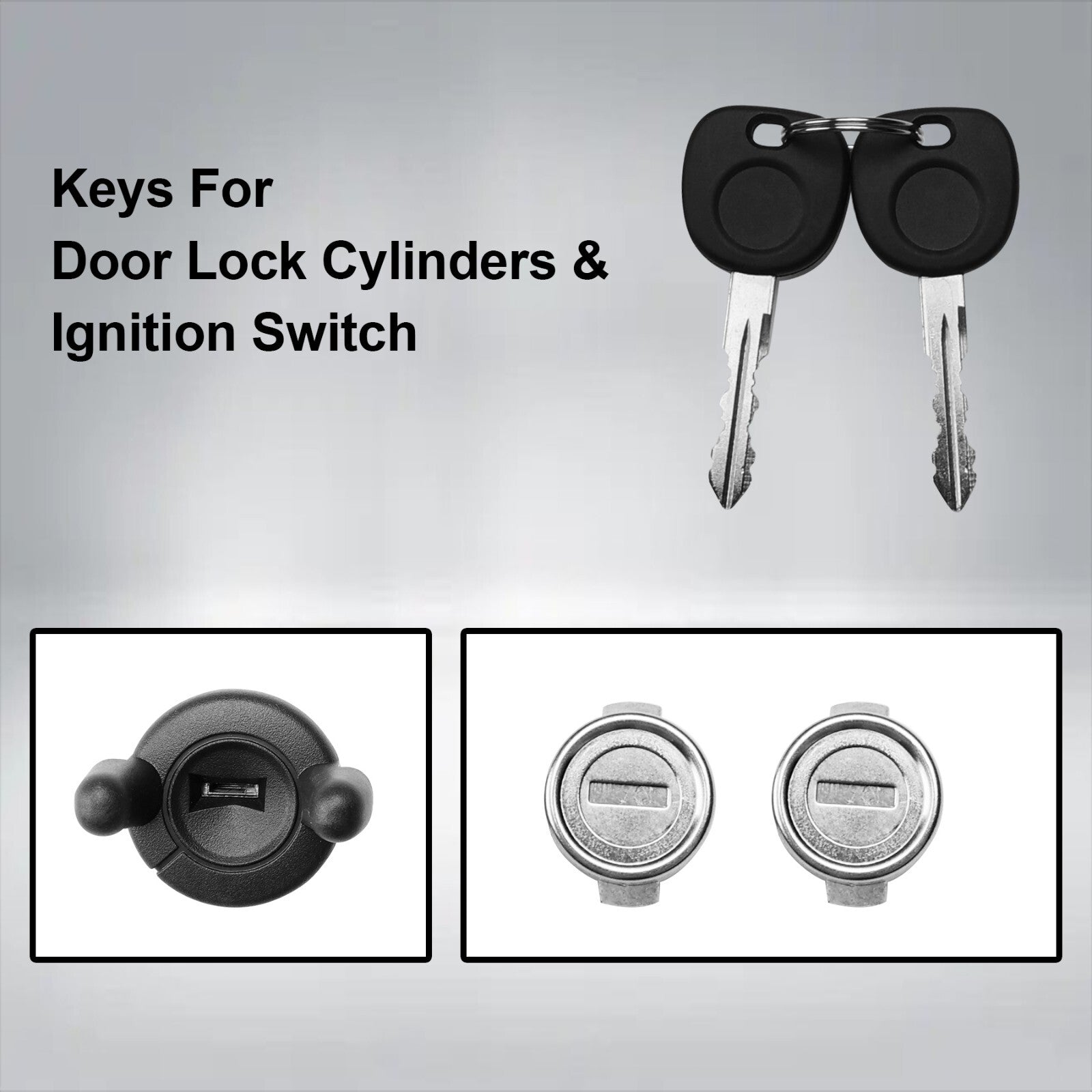 Front Door Lock Cylinder Ignition Switch For Chevy Tahoe Silverado GMC Sierra