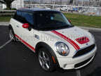 Vinyl Hood Trunk and Rocker Rally Stripes Racing Kit for Mini Cooper