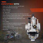 PWK 24mm Carburetor Kit for Predator 196cc 200cc 212cc KT196 Go Karts