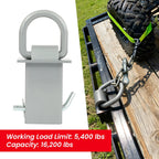 8 Heavy Duty Trailer Stake Pocket D Ring 5400 Lbs Load Limit For Standard 2x4