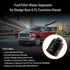 Fuel Filter 6.7L Cummins Diesel Kit For 2013-2018 Dodge Ram 2500 3500 4500 5500