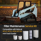 Fuel Oil Air Filter Kit For Bobcat Mini Track Loader MT52 MT55 MT85 MT100 5X