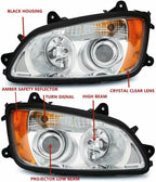 2P Headlight Pair for Kenworth T170 T270 T370 T440 T470 T660 2008-2017 LH RH