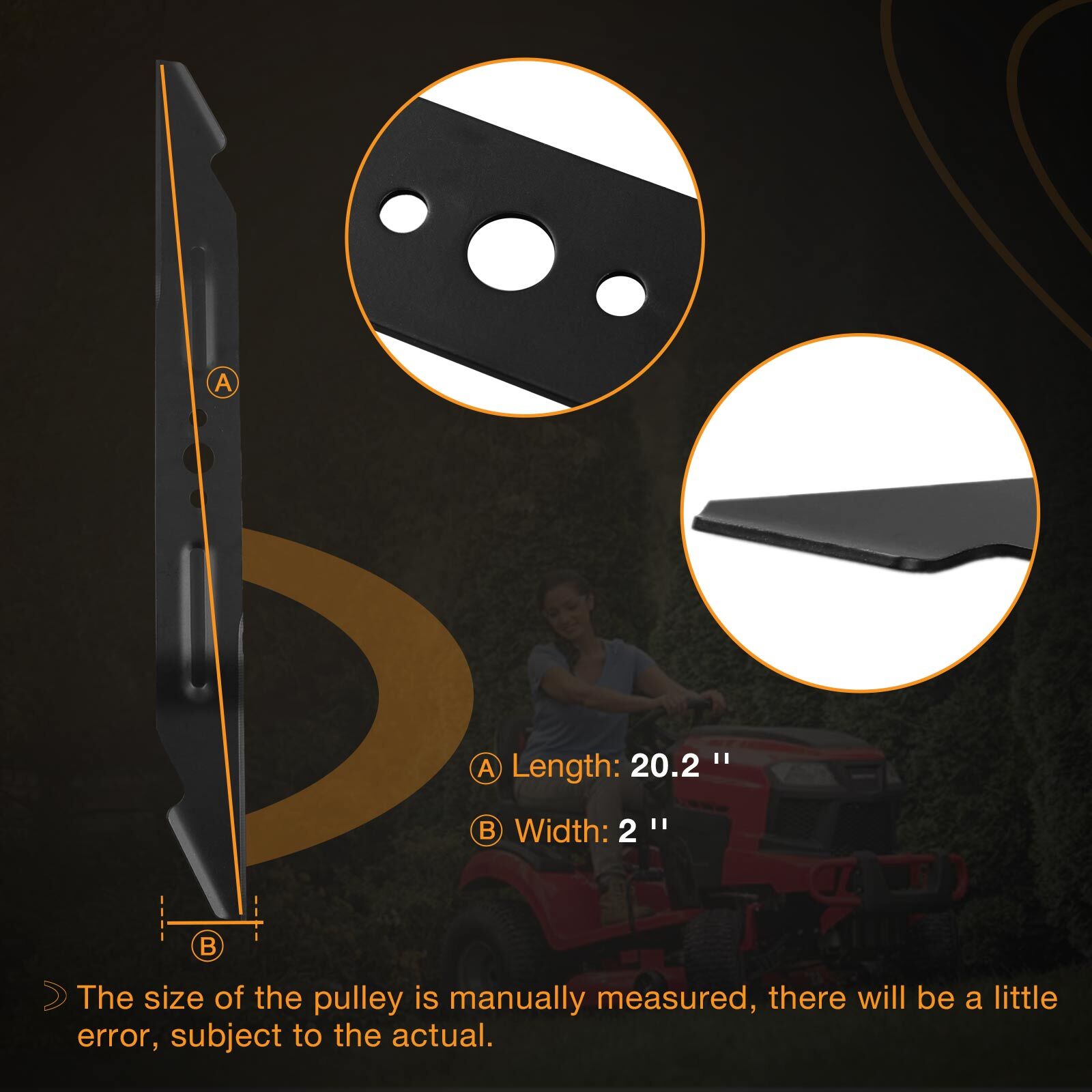 AB2100 21 Deck Blade For EGO Single Mulching Lawn Mower LM2100 LM2102SP AB2101