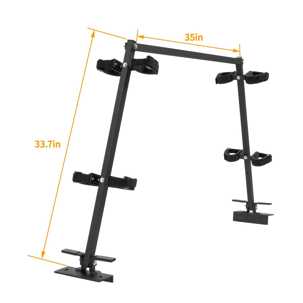UTV Universal Sporting Clays 4 Gun Holder Bed Rack for Polaris Ranger RZR Can Am