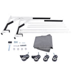 White HARDTOP STORAGE CART with COVER Hard Top for Chevrolet Corvette Mercedes