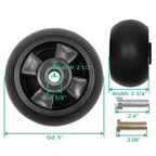 AM125172 Mower Deck Wheel Kit for John Deere 48 54 60 72 Lawn Mowers 4 Pack