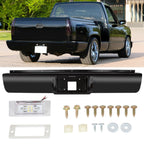 Rear Bumper Roll Pan with License Plate for Chevy GMC C K1500 2500 3500 1988 1998