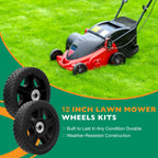 12 Inch Lawn Mower Wheel for Craftsman Generator Garden Tiller 2 Pack
