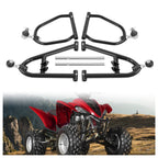 Black Front Extended A Arm for Yamaha Raptor 250 YFM250R 2008 2013 Powder Coated