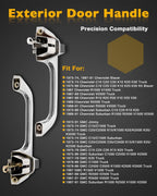 Chrome Metal Exterior Door Handle Set For 73 91 Chevy Blazer GMC CK 1500