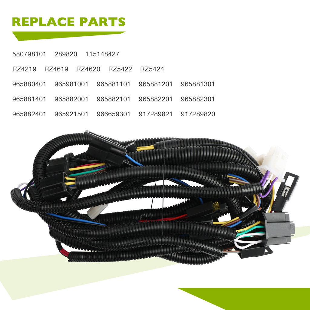 580798101 Lawn Tractor Wire Harness for Husqvarna Craftsman Poulan Jonsered