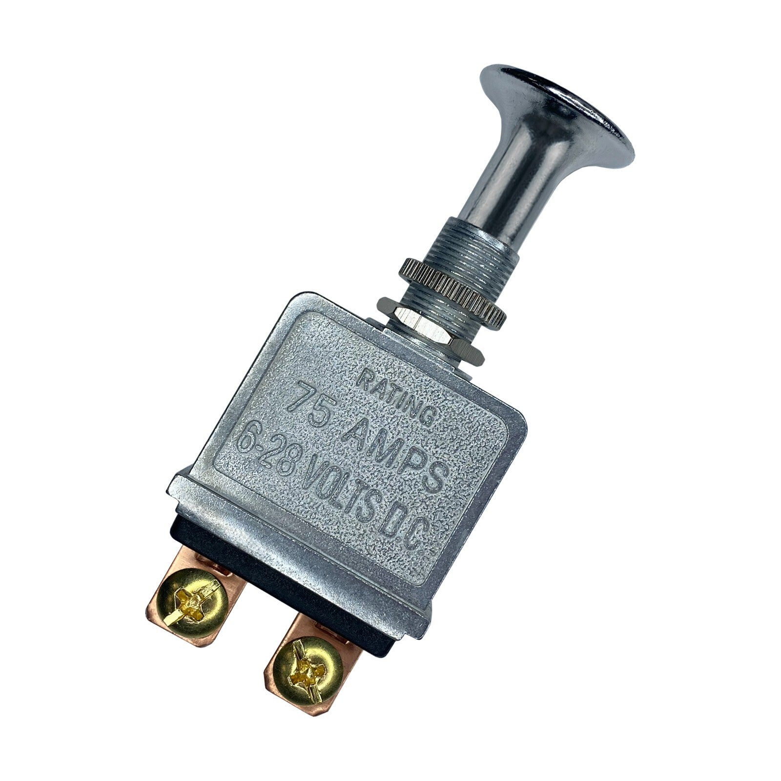 Heavy Duty Push Pull On Off Switch 75 Amps 2 Terminal 6 28 Volts DC