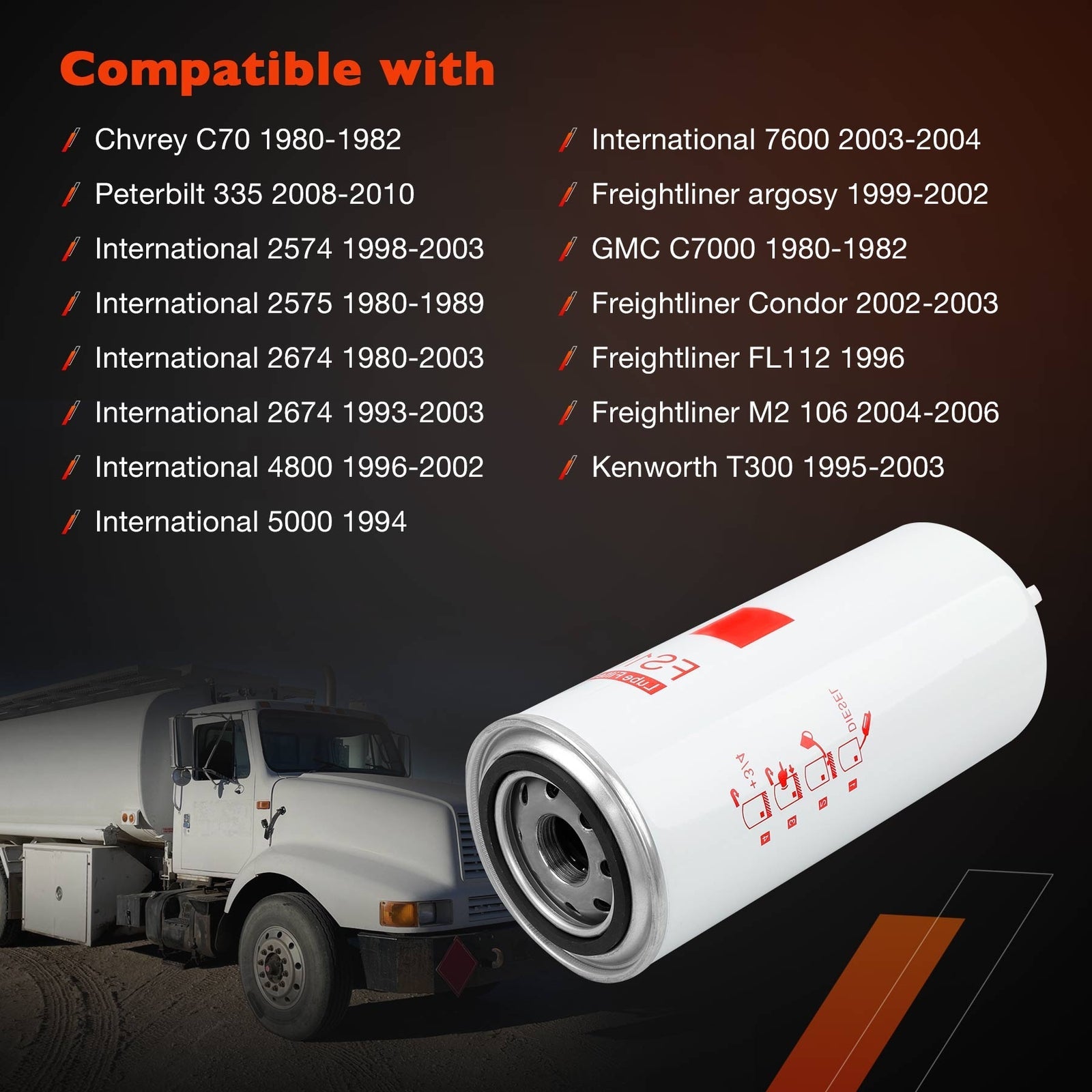 FS1000 Fuel Filter Water Separator For Freightliner Cummins C15 ISL9 M11 6x