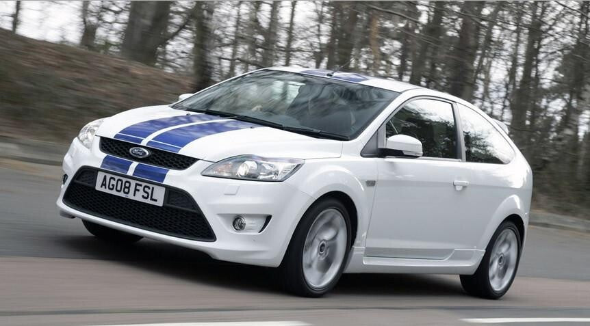 Vinyl Rally Stripes Racing Stripe Kit Hood Trunk Roof Bumpers for Ford Focus 8 Inch