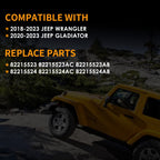 Roll Bar Grab Handles Grip Handles for 2018-2023 Jeep Wrangler Gladiator JL JT