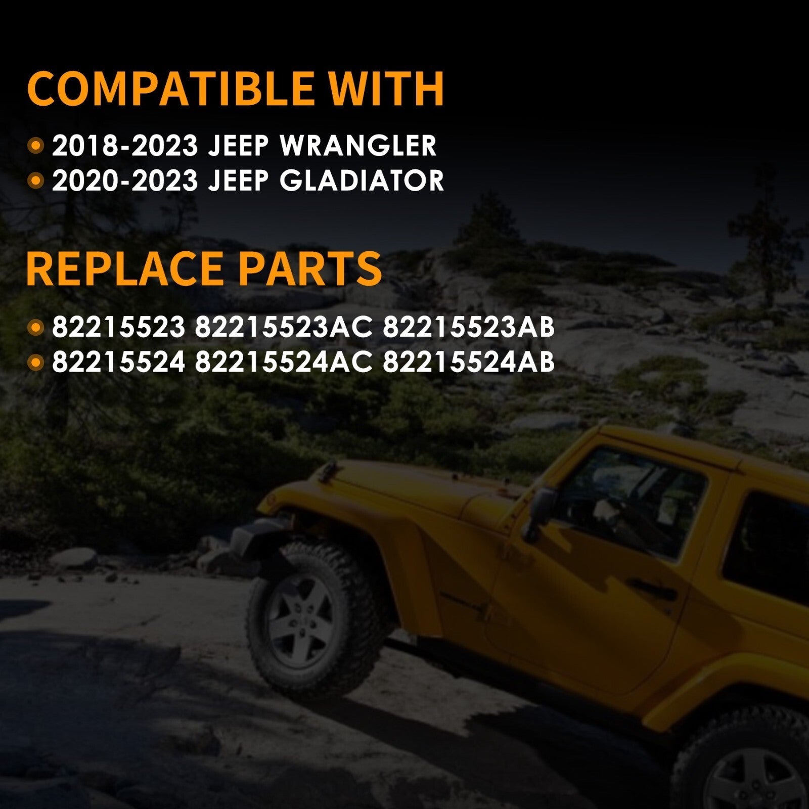 Roll Bar Grab Handles Grip Handles for 2018-2023 Jeep Wrangler Gladiator JL JT