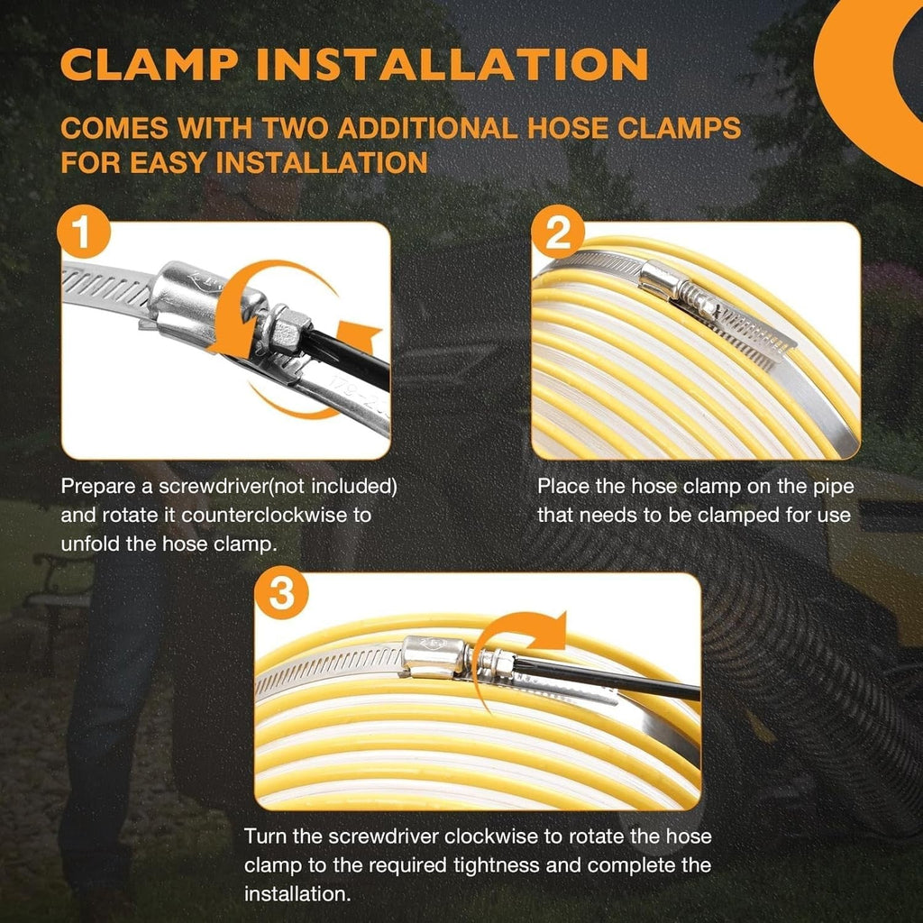 Leaf Vac Grass Catcher Flex Hose for DR Agri Fab Trac Vac 6 Foot 8 Inch