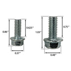 Stainless Steel Oil Pan Bolt Kit for Chevy Ford Small Block V8 Engines