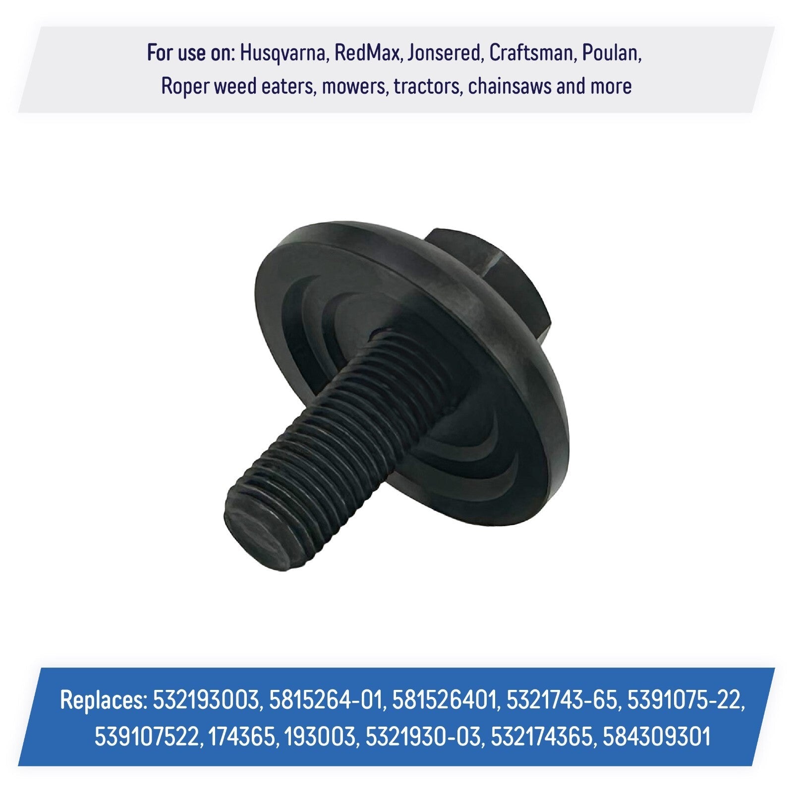 Blade Bolt and Washer Assembly for Husqvarna Poulan Roper Craftsman 532193003