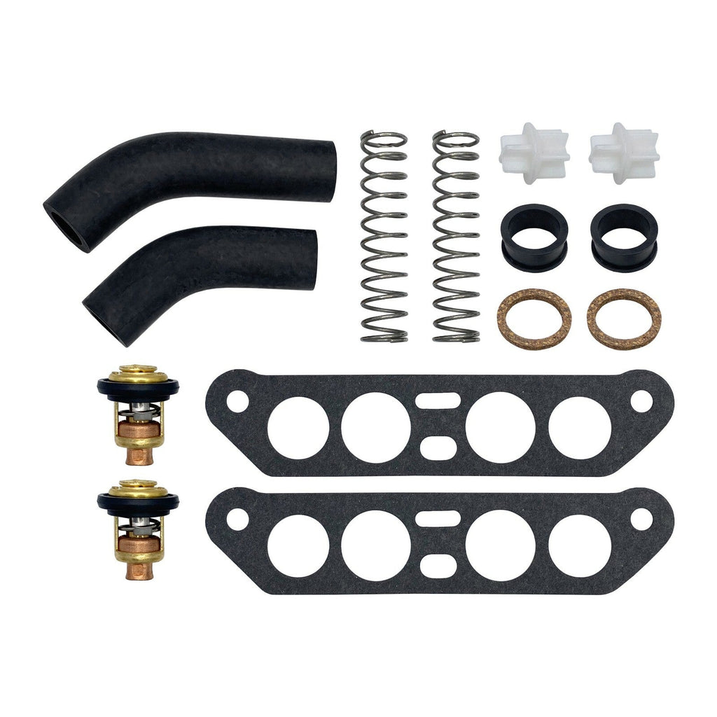 18-3673 434841 Thermostat Kit With Hoses for Johnson Evinrude V4 Crossflow 65 140HP