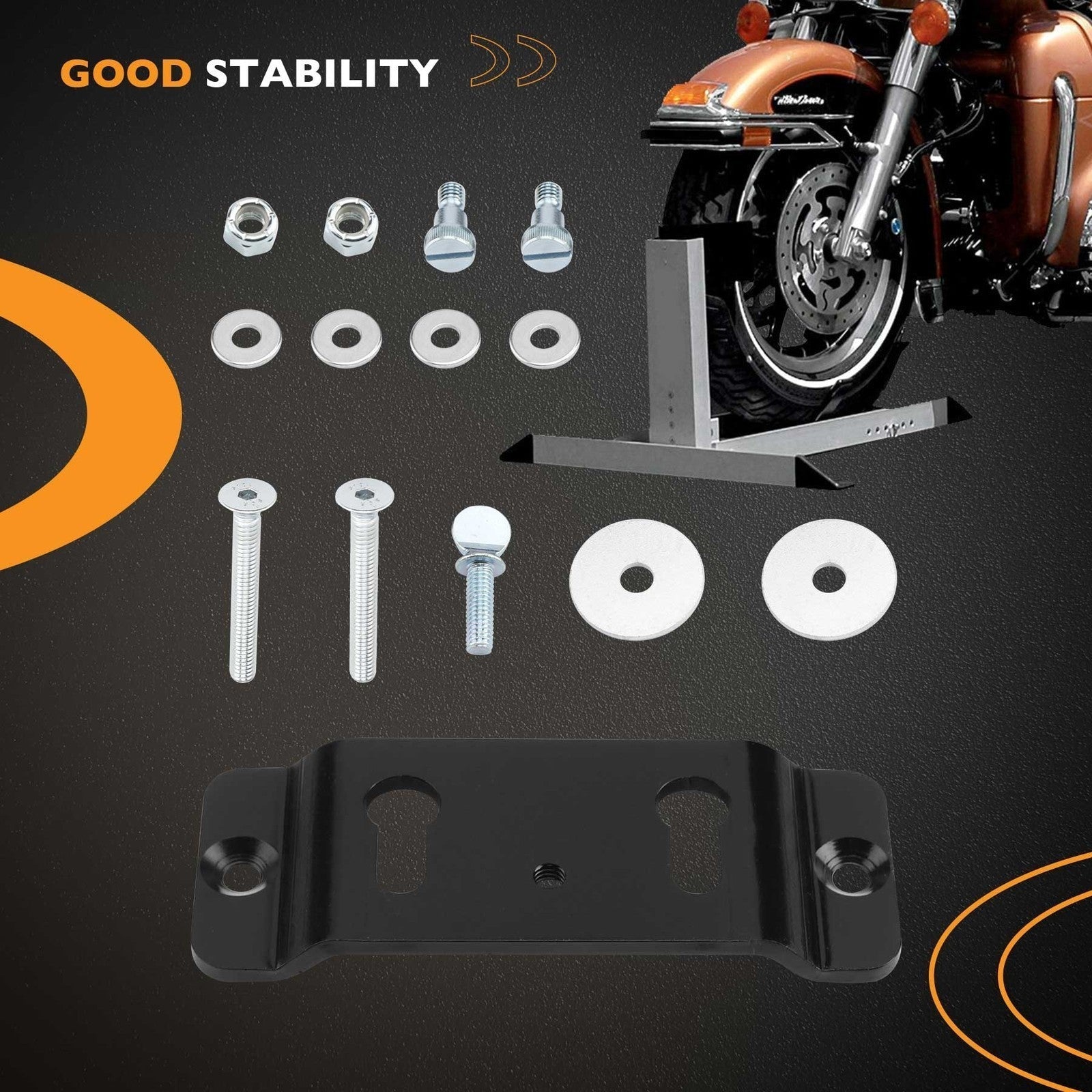 Motorcycle Trailer Stop Adapter For Condor Pit Stop Wheel Chock TK3000 Set