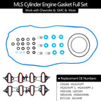 Head Full Gasket Set for Chevy Silverado 1500 Express GMC Sierra 5.3L 4.8L 02 11