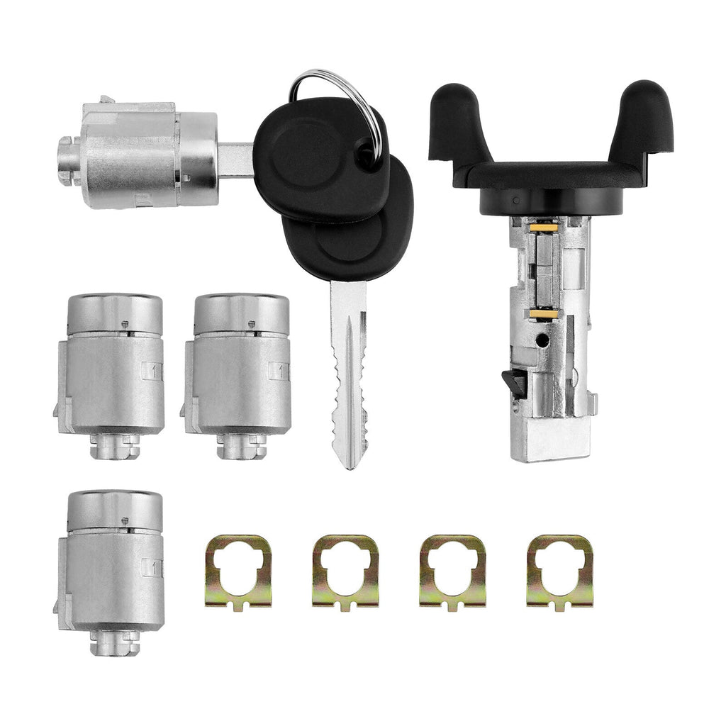 Ignition Switch Door Lock Cylinders With Keys For Chevy Express GMC Savana 01 07