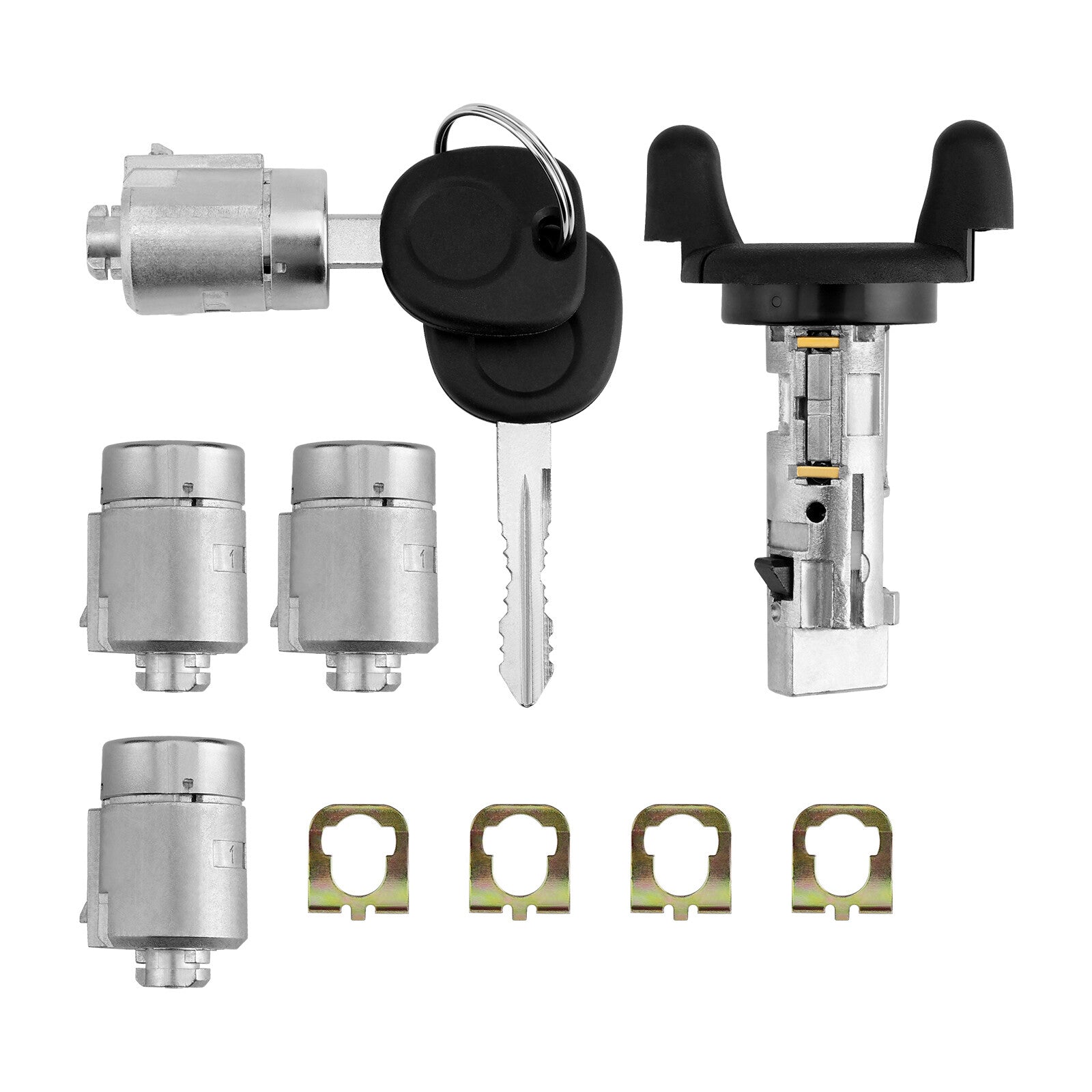 Ignition Switch Door Lock Cylinders With Keys For Chevy Express GMC Savana 01 07