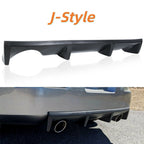2 Door Rear Bumper Lip Diffuser PU J Style Fits 03 08 Nissan Fairlady Z Z33 350Z